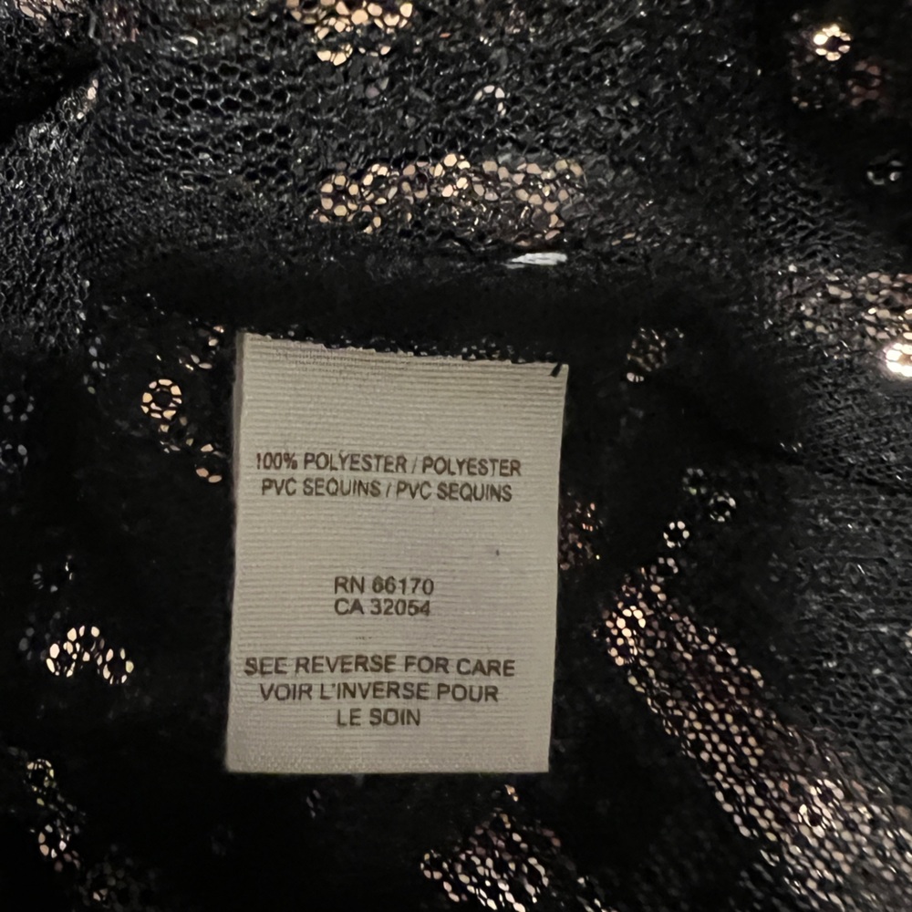 Intimately by Free People Black and Gold Fitted Sequin slip dress - Picture 5 of 5
